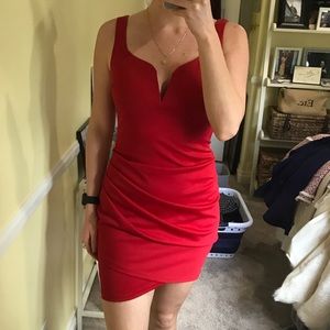 Tiger Mist Red mini dress